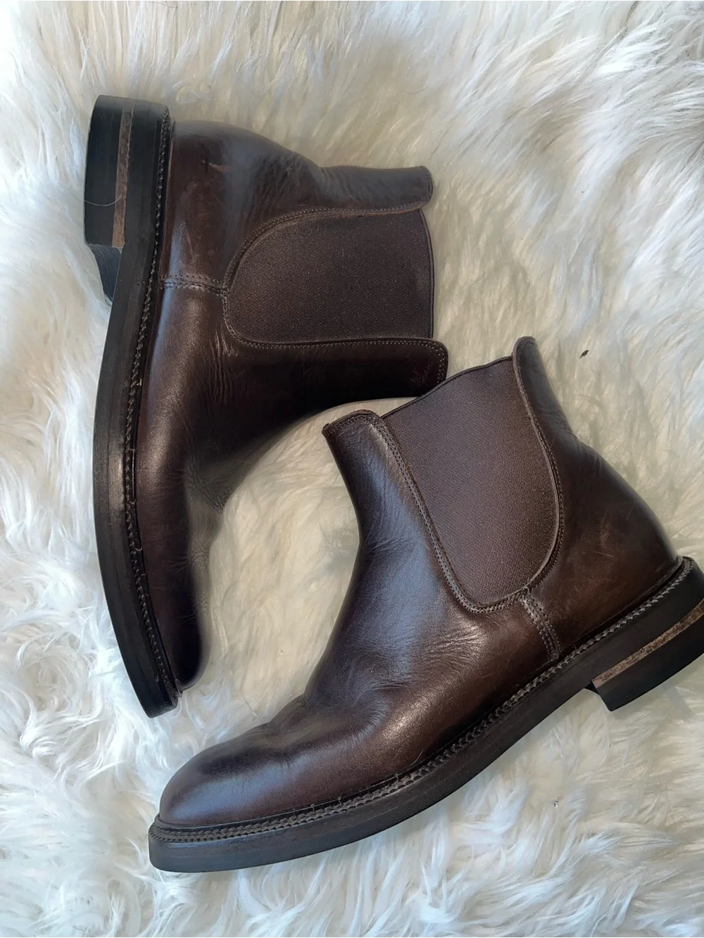 Tommy Hilfiger Men's Brown Leather Chukka Boots